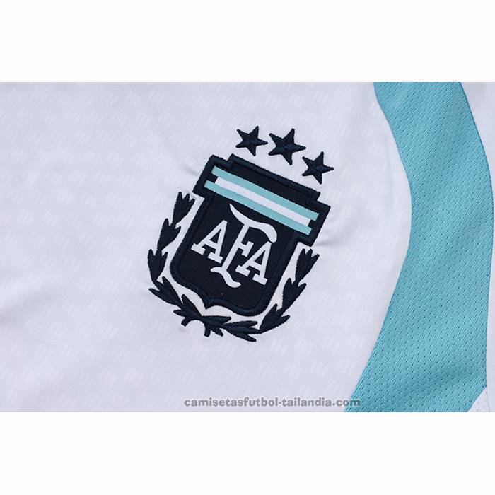 Chandal del Argentina Manga Corta 25/26 Blanco - Pantalon Corto