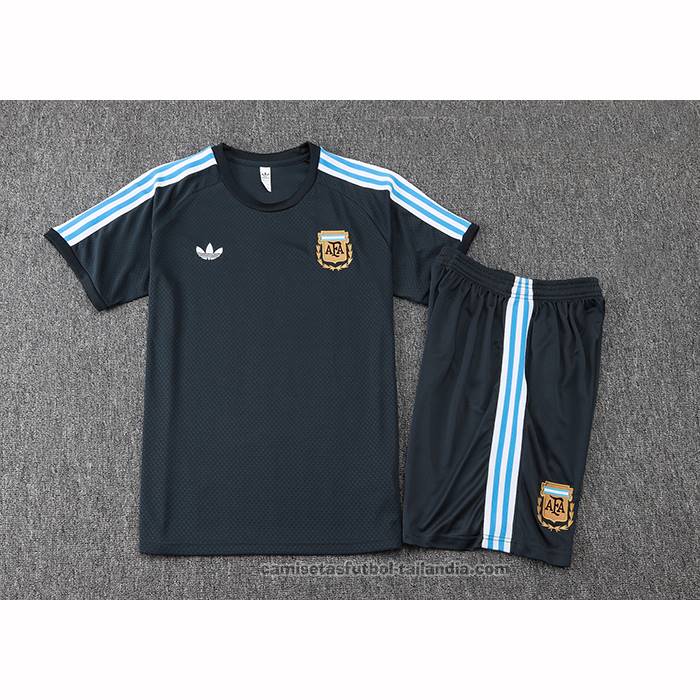 Chandal del Argentina Manga Corta 25/26 Gris - Pantalon Corto