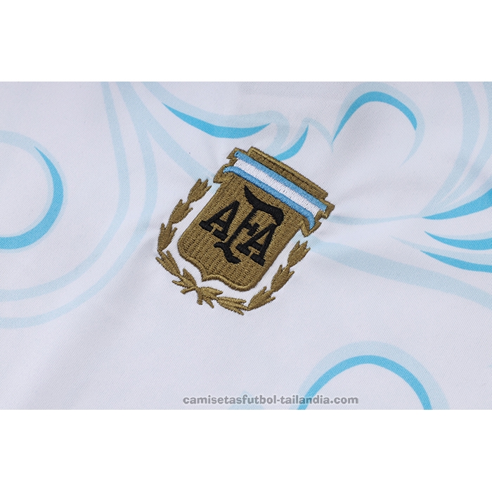 Chandal del Argentina Manga Corta 26/27 Blanco - Pantalon Corto