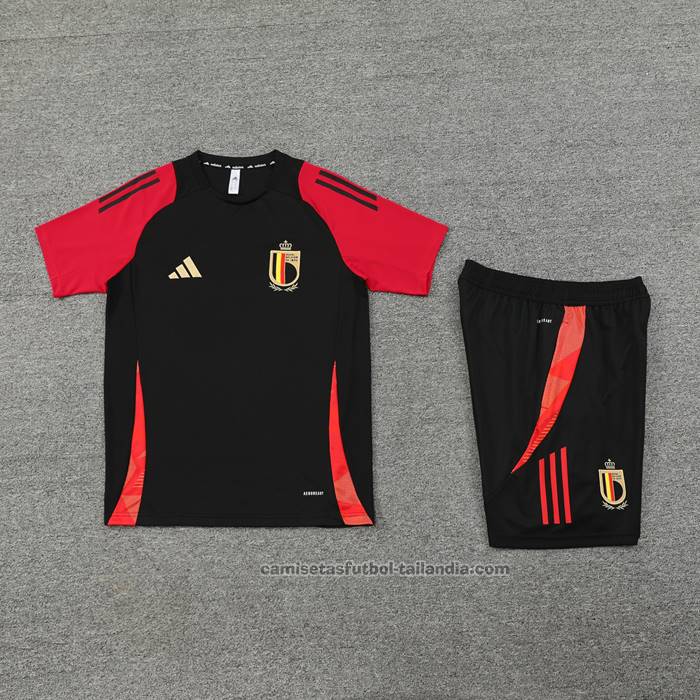 Chandal del Belgica Manga Corta 24/25 Negro - Pantalon Corto