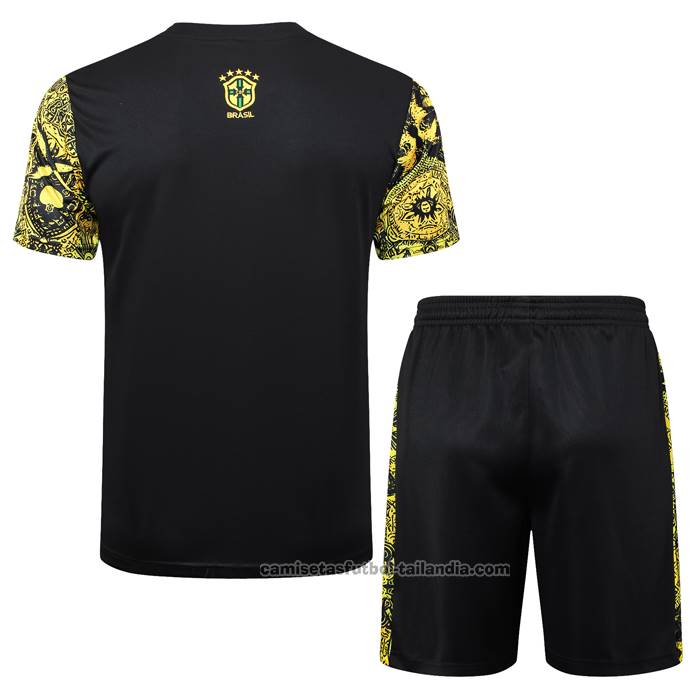 Chandal del Brasil Jesus Manga Corta 24/25 Amarillo - Pantalon Corto