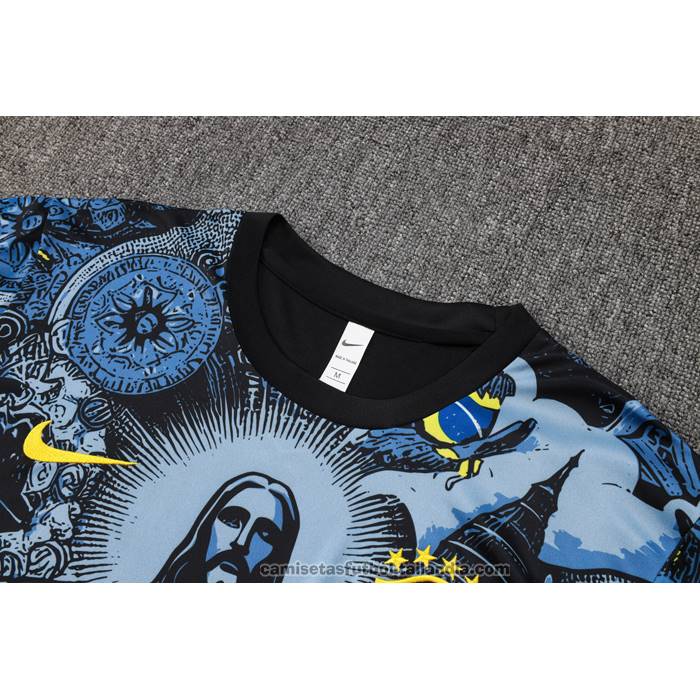 Chandal del Brasil Jesus Manga Corta 24/25 Azul - Pantalon Corto