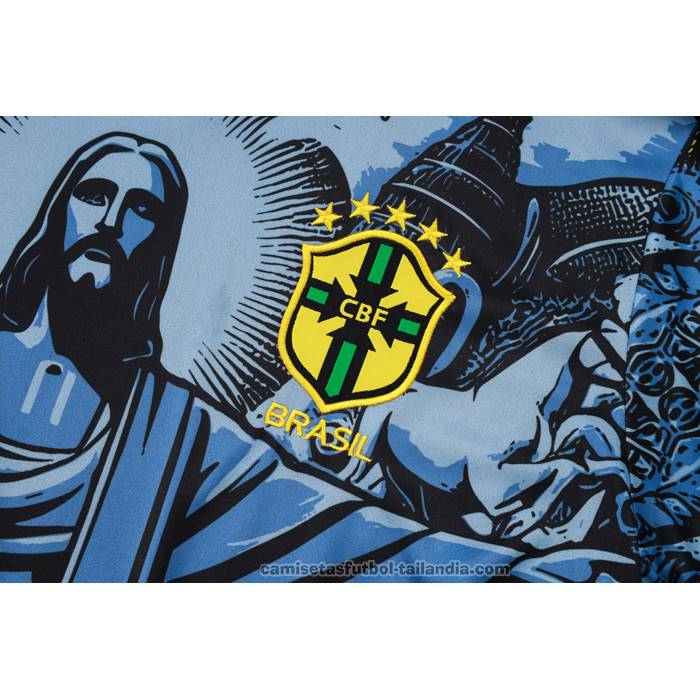 Chandal del Brasil Jesus Manga Corta 24/25 Azul - Pantalon Corto