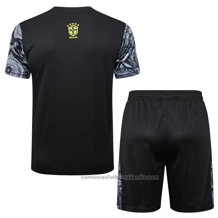 Chandal del Brasil Jesus Manga Corta 24/25 Negro - Pantalon Corto