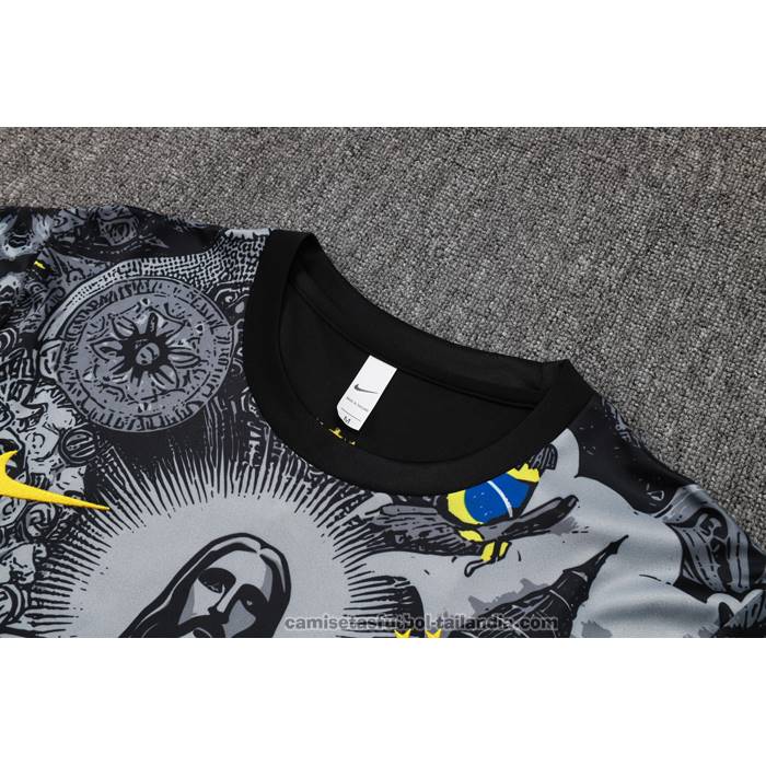 Chandal del Brasil Jesus Manga Corta 24/25 Negro - Pantalon Corto