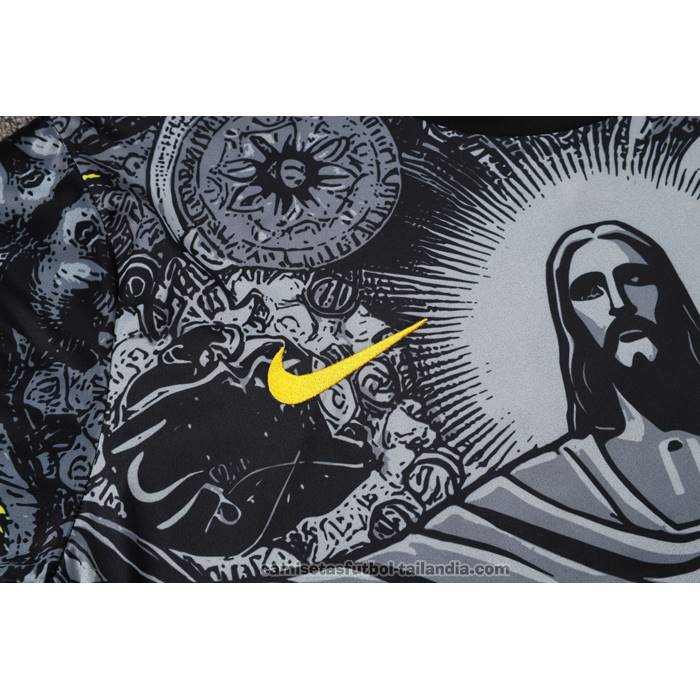Chandal del Brasil Jesus Manga Corta 24/25 Negro - Pantalon Corto