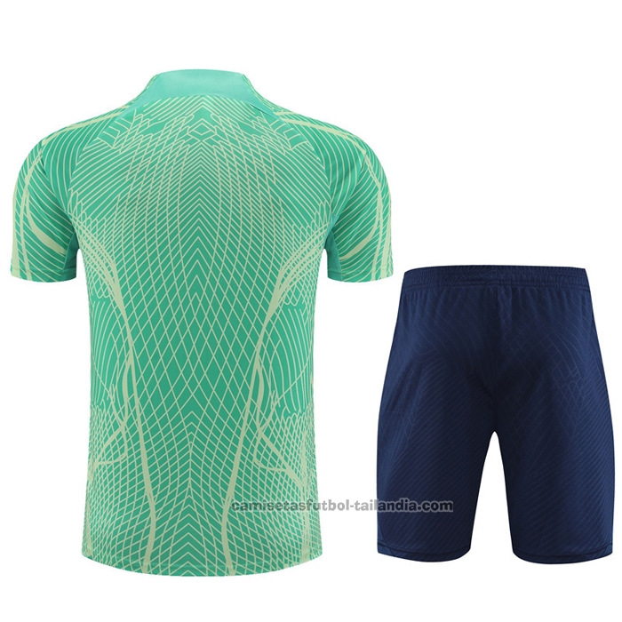 Chandal del Brasil Manga Corta 22/23 Verde - Pantalon Corto