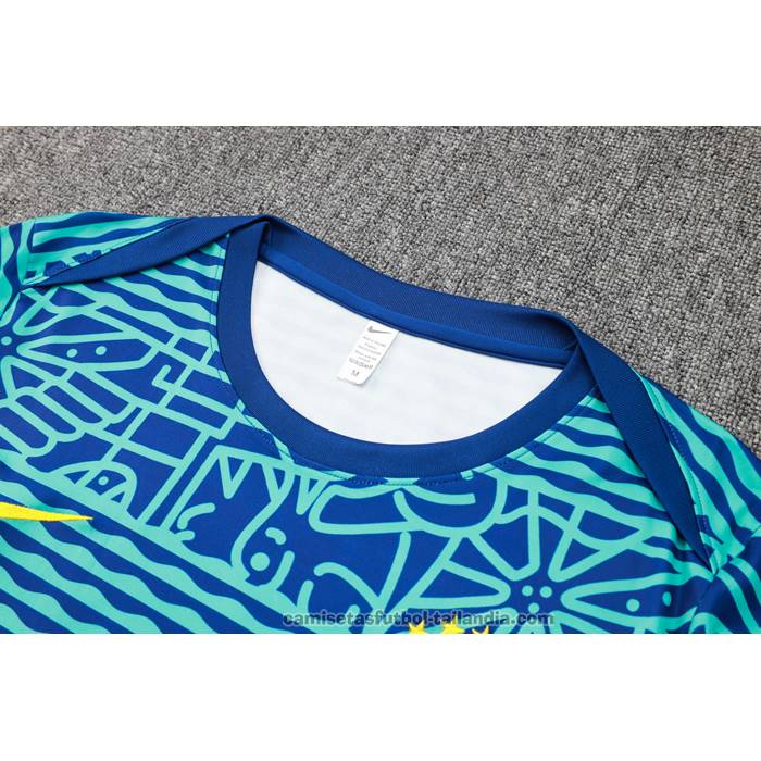 Chandal del Brasil Manga Corta 24/25 Verde - Pantalon Corto
