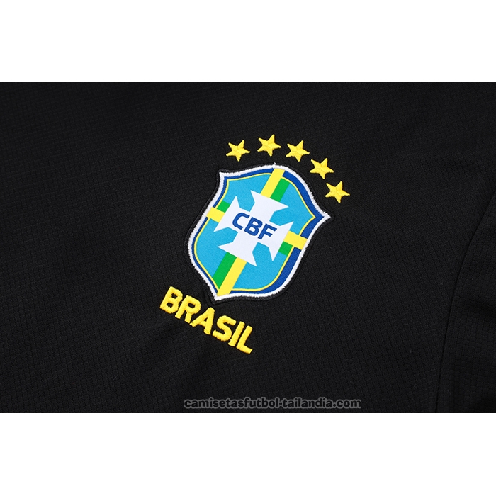Chandal del Brasil Manga Corta 2026/27 Negro - Pantalon Corto