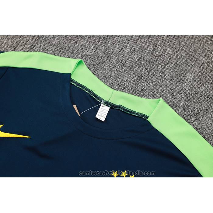 Chandal del Brasil Manga Corta 24/25 Azul - Pantalon Corto