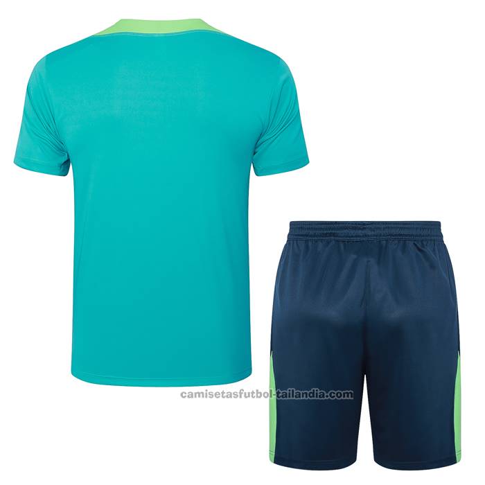 Chandal del Brasil Manga Corta 24/25 Verde - Pantalon Corto