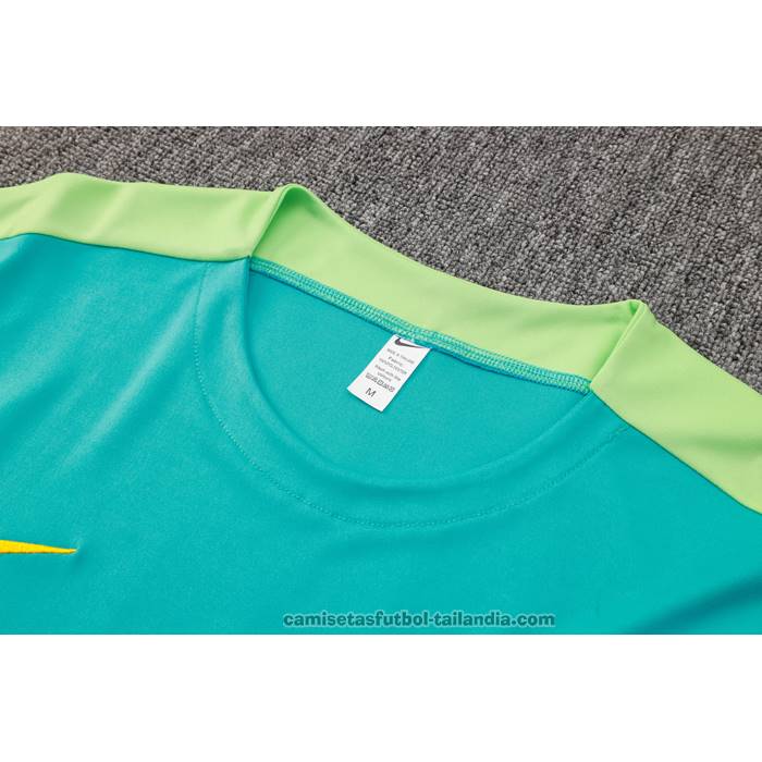 Chandal del Brasil Manga Corta 24/25 Verde - Pantalon Corto