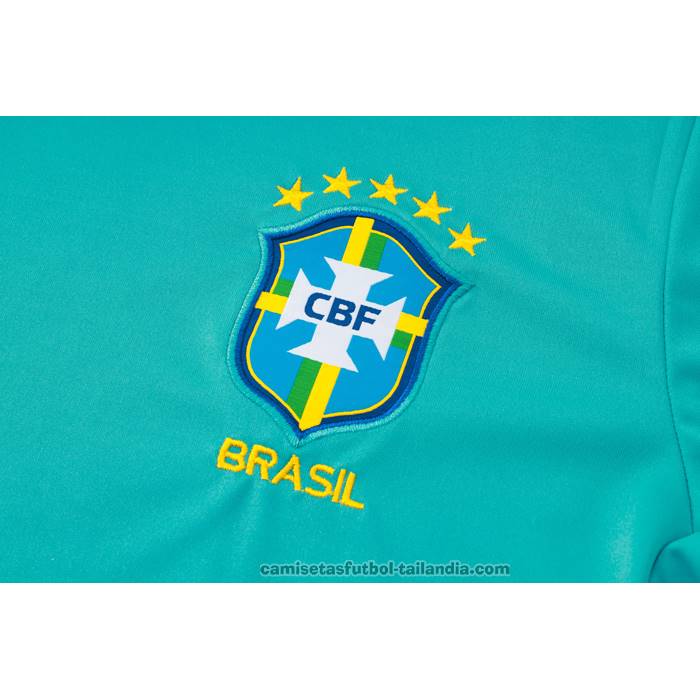 Chandal del Brasil Manga Corta 24/25 Verde - Pantalon Corto