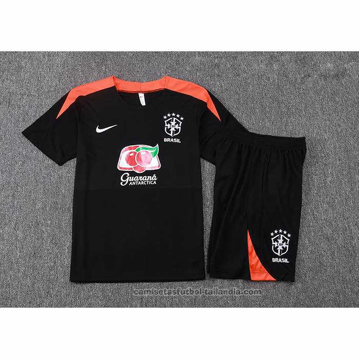Chandal del Brasil Manga Corta 25/26 Negro - Pantalon Corto
