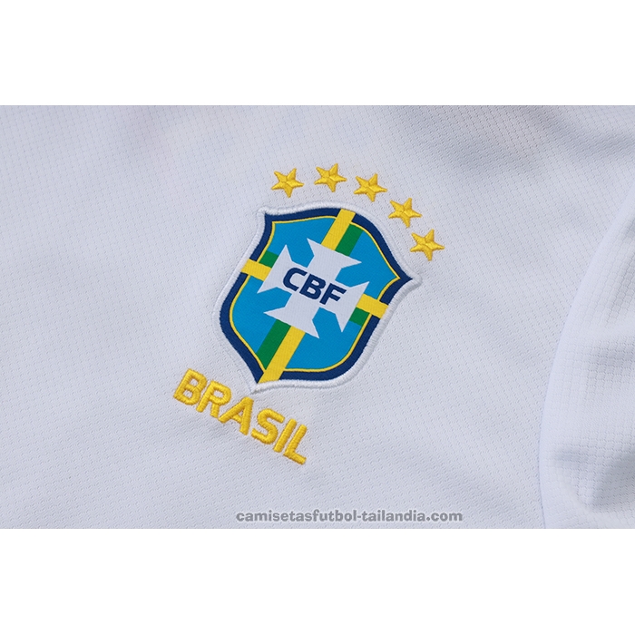 Chandal del Brasil Manga Corta 26/27 Blanco - Pantalon Corto