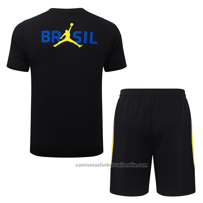 Chandal del Brasil Manga Corta 26/27 Negro - Pantalon Corto