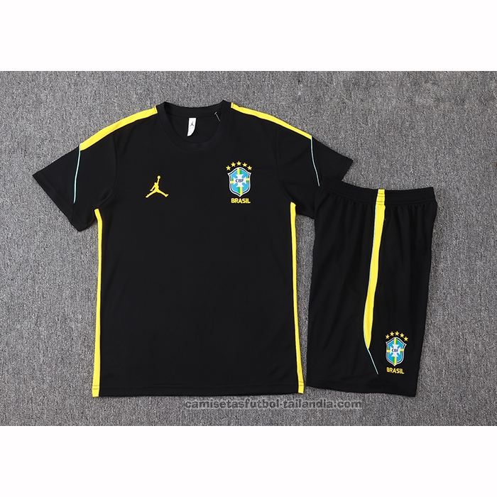 Chandal del Brasil Manga Corta 26/27 Negro - Pantalon Corto