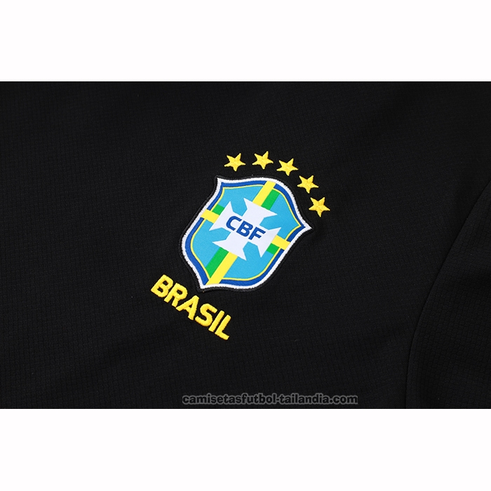 Chandal del Brasil Manga Corta 26/27 Negro - Pantalon Corto