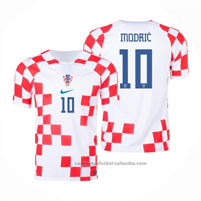 Primera Camiseta Croacia Jugador Modric 2022