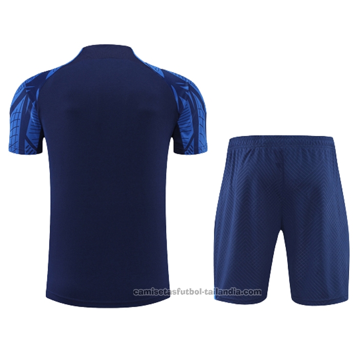 Chandal del Francia Manga Corta 22/23 Azul - Pantalon Corto