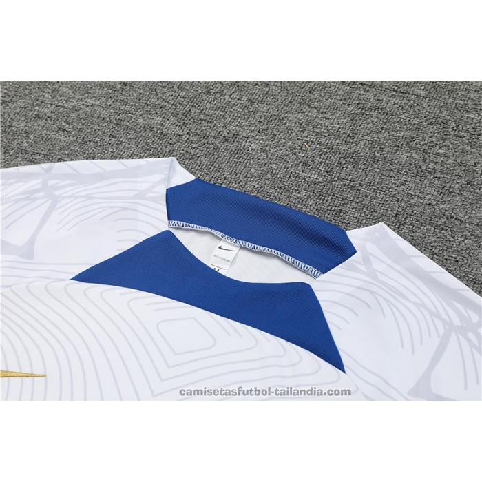 Chandal del Francia Manga Corta 22/23 Blanco - Pantalon Corto