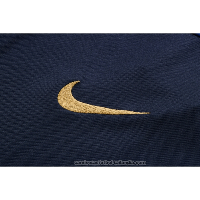 Chandal del Francia Manga Corta 22/23 Azul - Pantalon Corto
