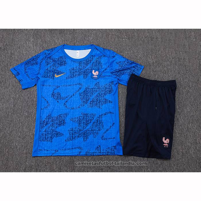 Chandal del Francia Manga Corta 25/26 Azul - Pantalon Corto