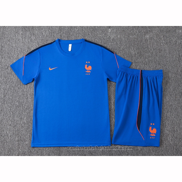 Chandal del Francia Manga Corta 26/27 Azul - Pantalon Corto