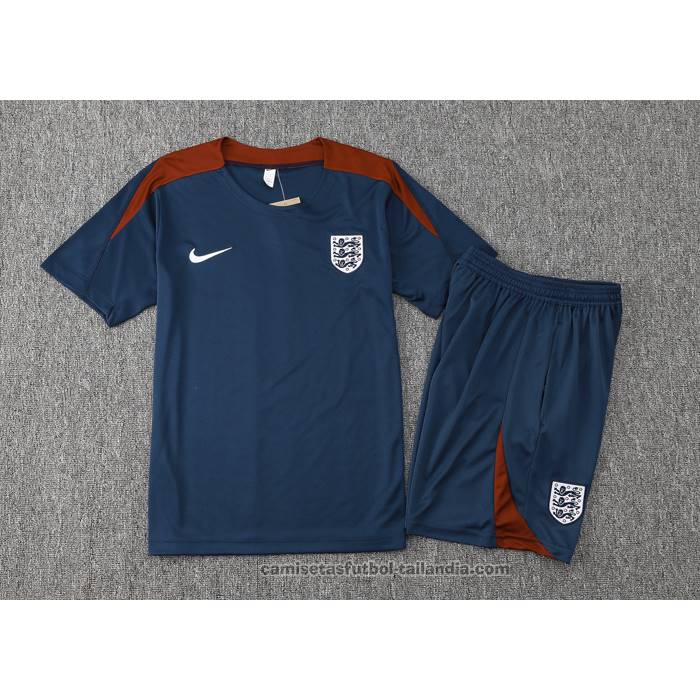 Chandal del Inglaterra Manga Corta 24/25 Azul - Pantalon Corto