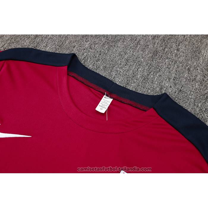 Chandal del Inglaterra Manga Corta 24/25 Rojo - Pantalon Corto