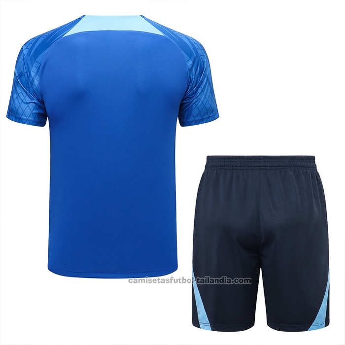 Chandal del Inglaterra Manga Corta 22/23 Azul - Pantalon Corto