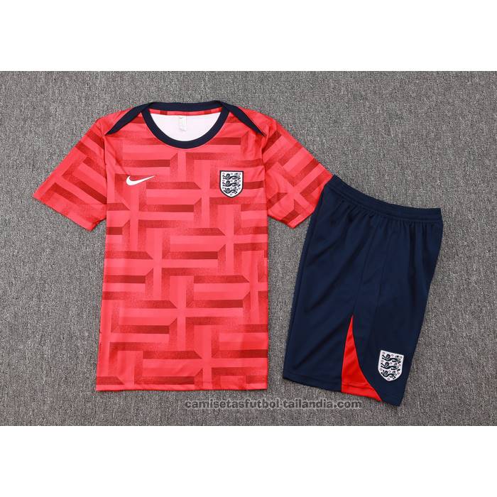Chandal del Inglaterra Manga Corta 24/25 Rojo - Pantalon Corto