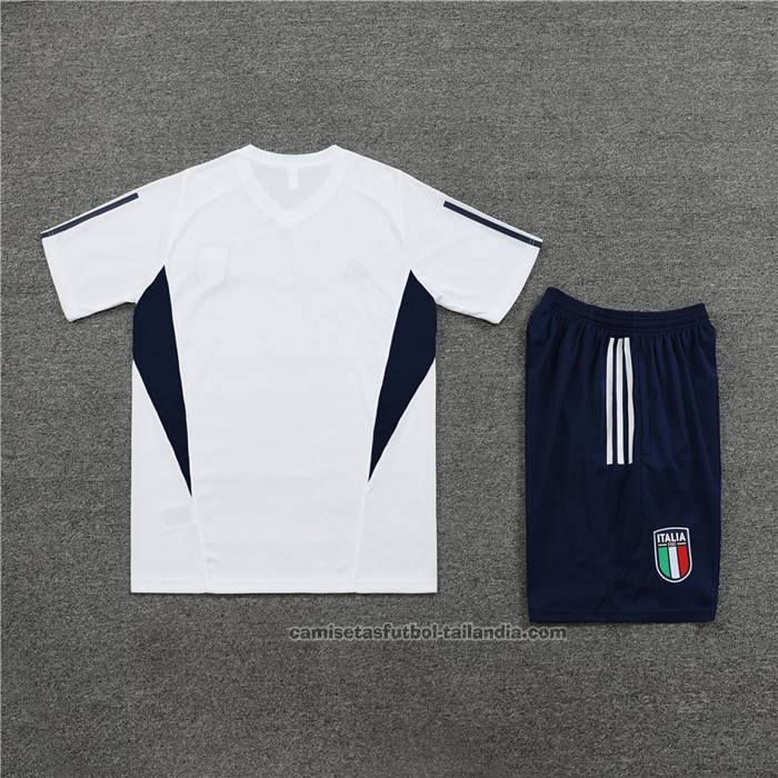 Chandal del Italia Manga Corta 23/24 Blanco - Pantalon Corto