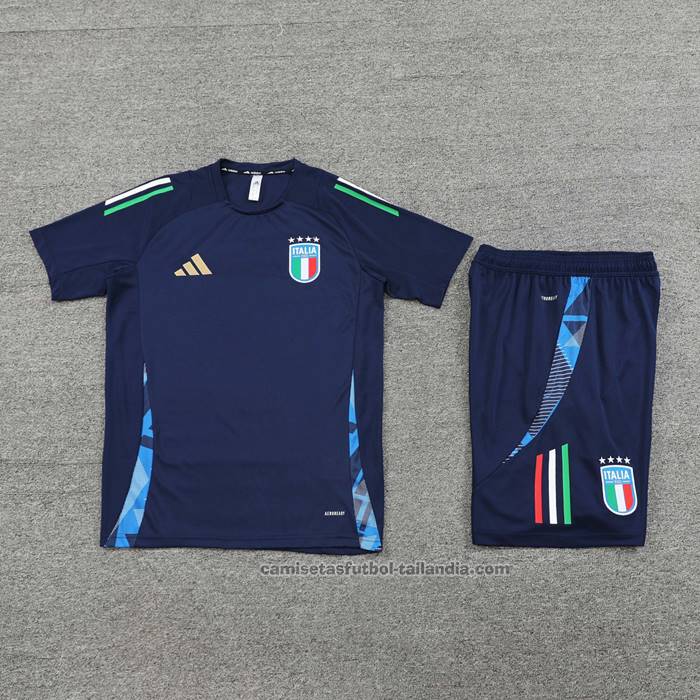 Chandal del Italia Manga Corta 24/25 Azul - Pantalon Corto