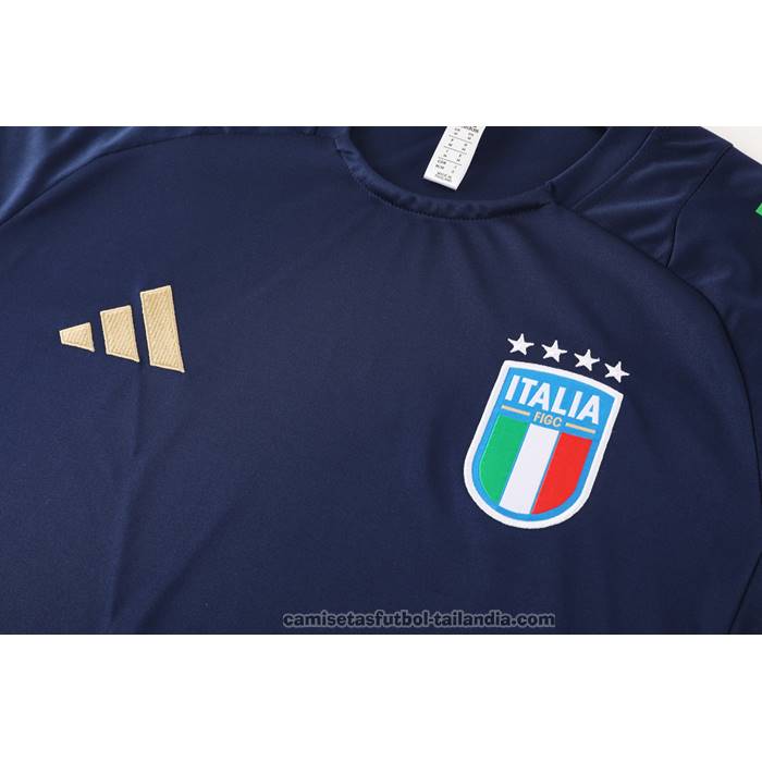 Chandal del Italia Manga Corta 24/25 Azul - Pantalon Corto