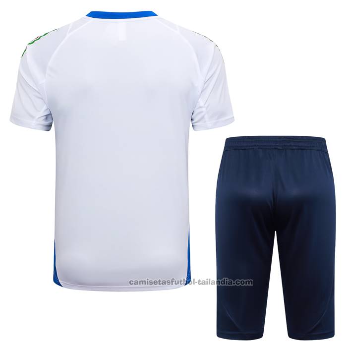 Chandal del Italia Manga Corta 24/25 Blanco - Pantalon Corto