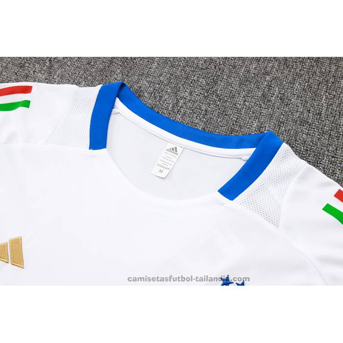 Chandal del Italia Manga Corta 24/25 Blanco - Pantalon Corto