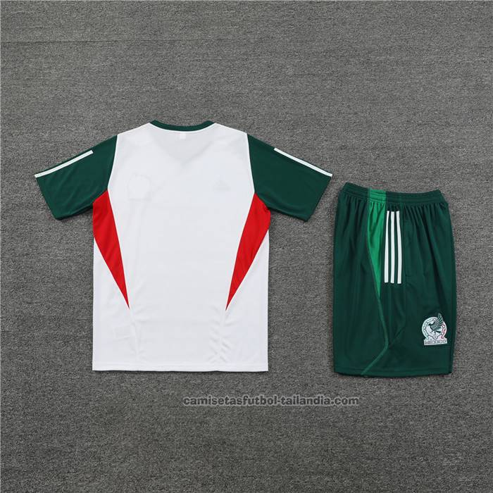 Chandal del Mexico Manga Corta 23/24 Blanco - Pantalon Corto
