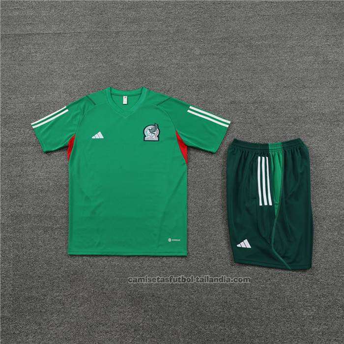 Chandal del Mexico Manga Corta 23/24 Verde - Pantalon Corto