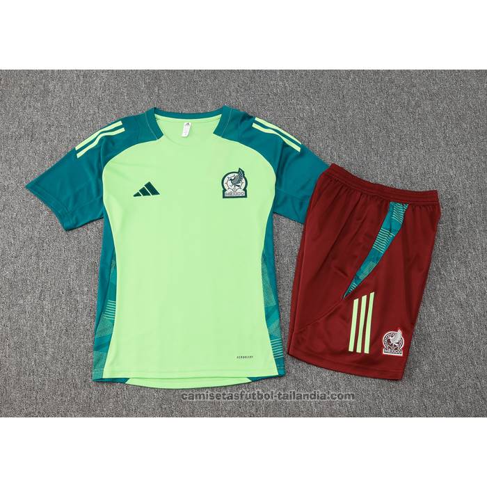 Chandal del Mexico Manga Corta 24/25 Verde - Pantalon Corto