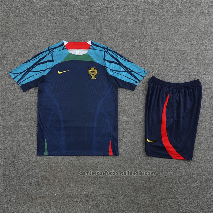 Chandal del Portugal Manga Corta 22/23 Azul - Pantalon Corto