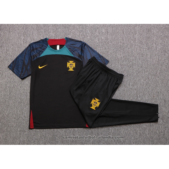 Chandal del Portugal Manga Corta 22/23 Negro