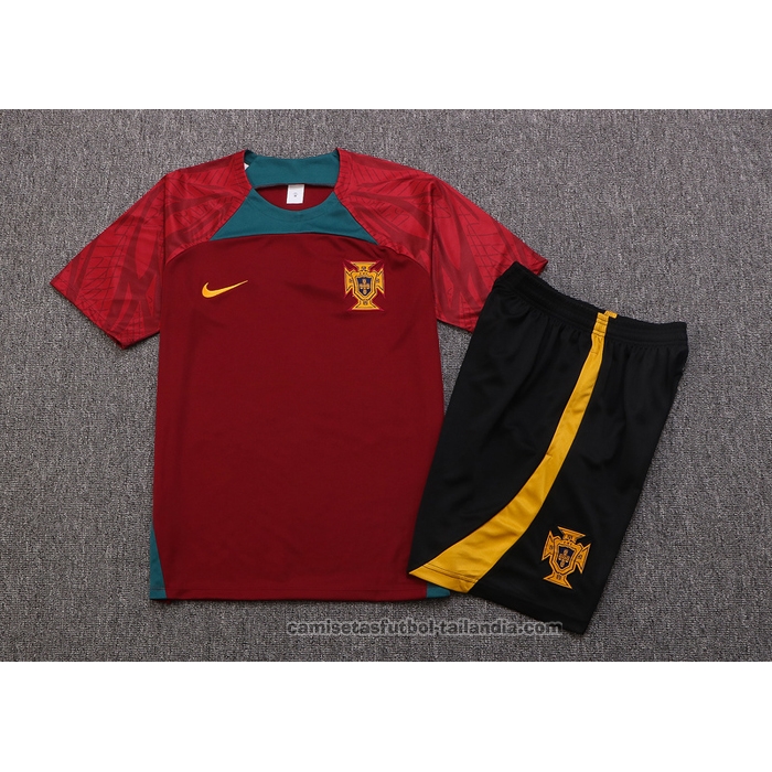 Chandal del Portugal Manga Corta 22/23 Rojo - Pantalon Corto