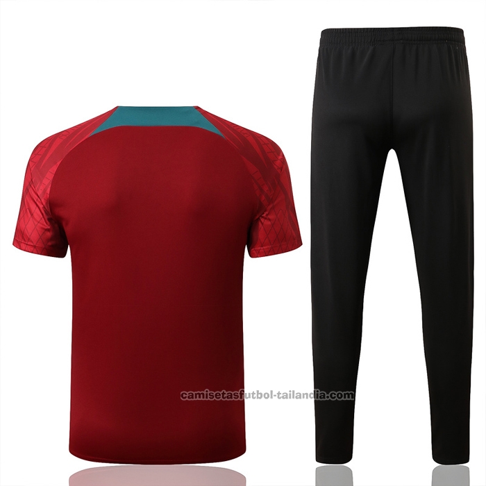Chandal del Portugal Manga Corta 22/23 Rojo