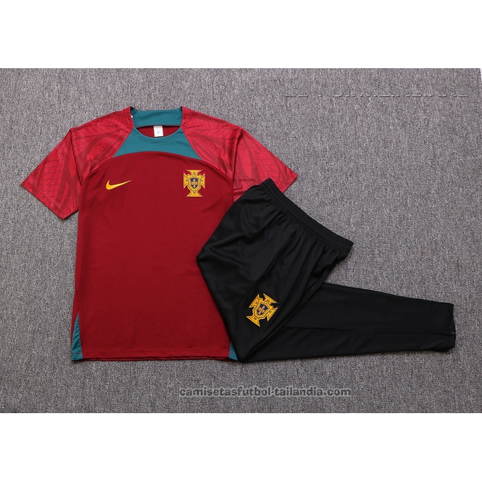 Chandal del Portugal Manga Corta 22/23 Rojo
