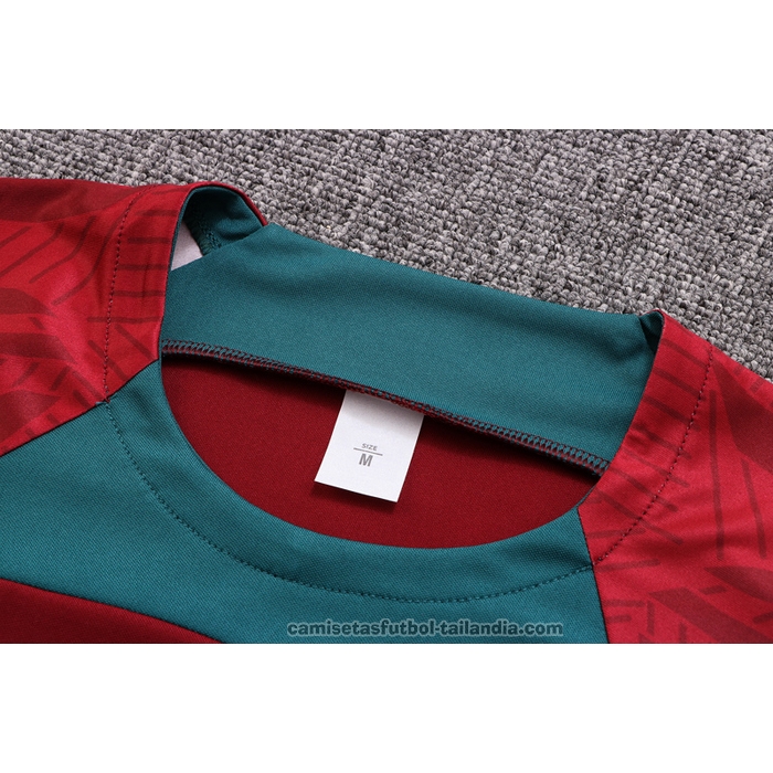 Chandal del Portugal Manga Corta 22/23 Rojo