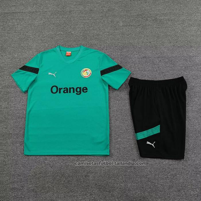 Chandal del Senegal Manga Corta 23/24 Verde - Pantalon Corto